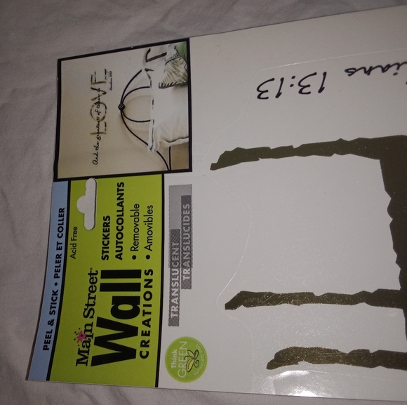 Wall Decal Sticker Love Corinthians 13:13 - Picture 4 of 6